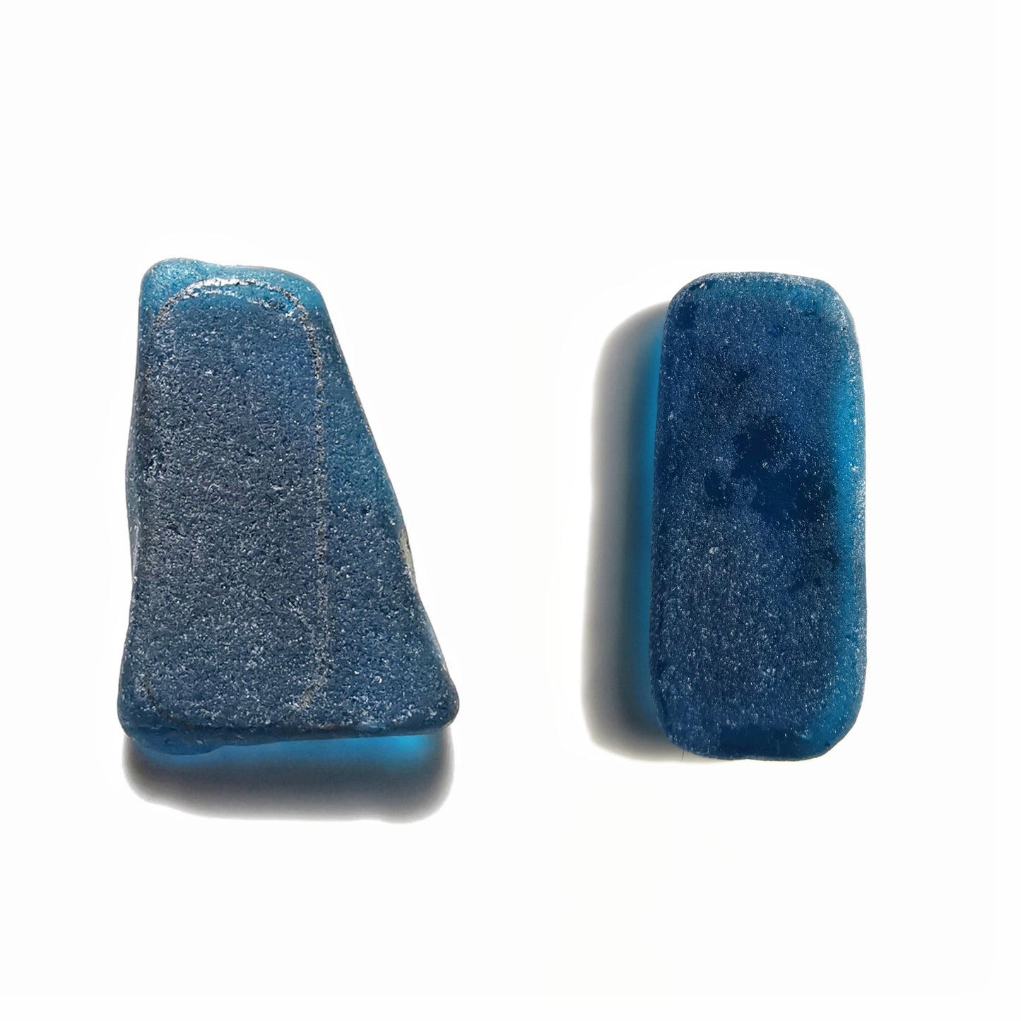 Scottish teal blue 'vitamin sea' sea glass & sterling silver.