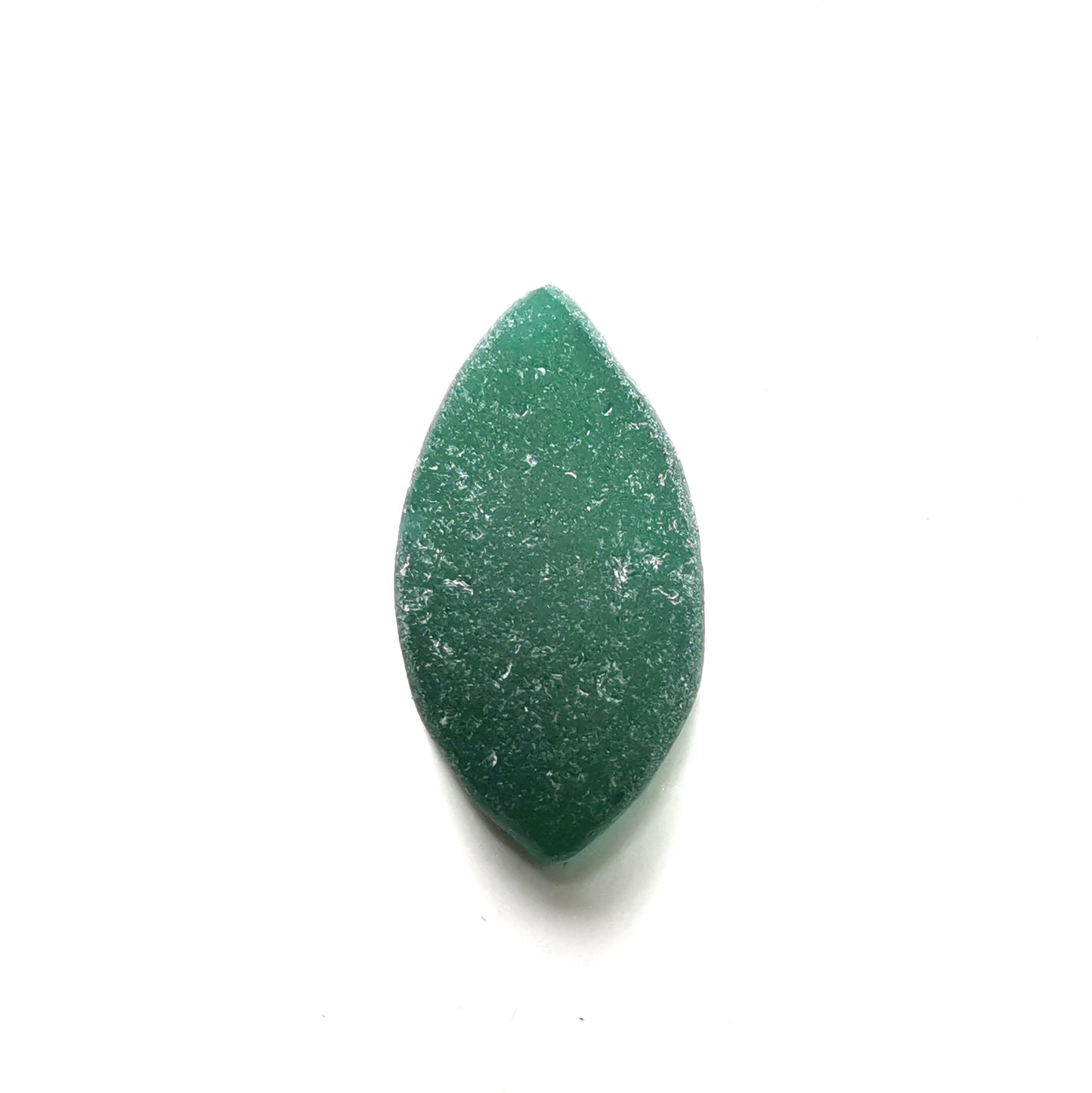 Scottish teal green sea glass, sterling silver and 9ct gold pendant.